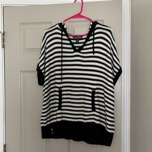 Ralph Lauren Black and White Striped Sweater size XS